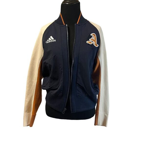 Adidas Men's Bomber Athleisure Jacket Size S - Picture 2 of 7